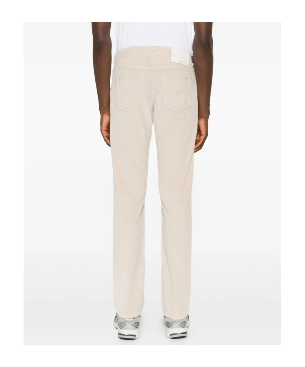 Corduroy Straight-Leg Trousers