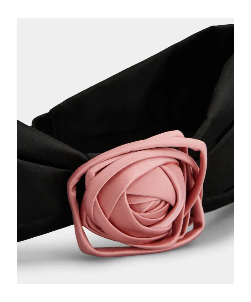 Rose Vivier Bandeau In Satin