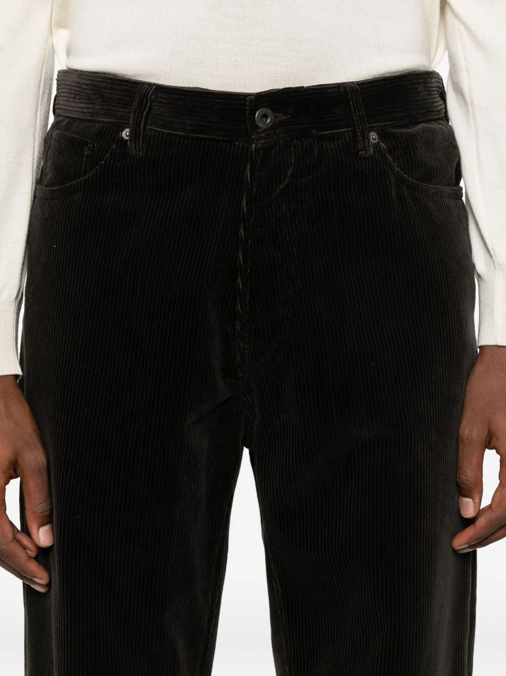 Casual Pants With Belt Loops