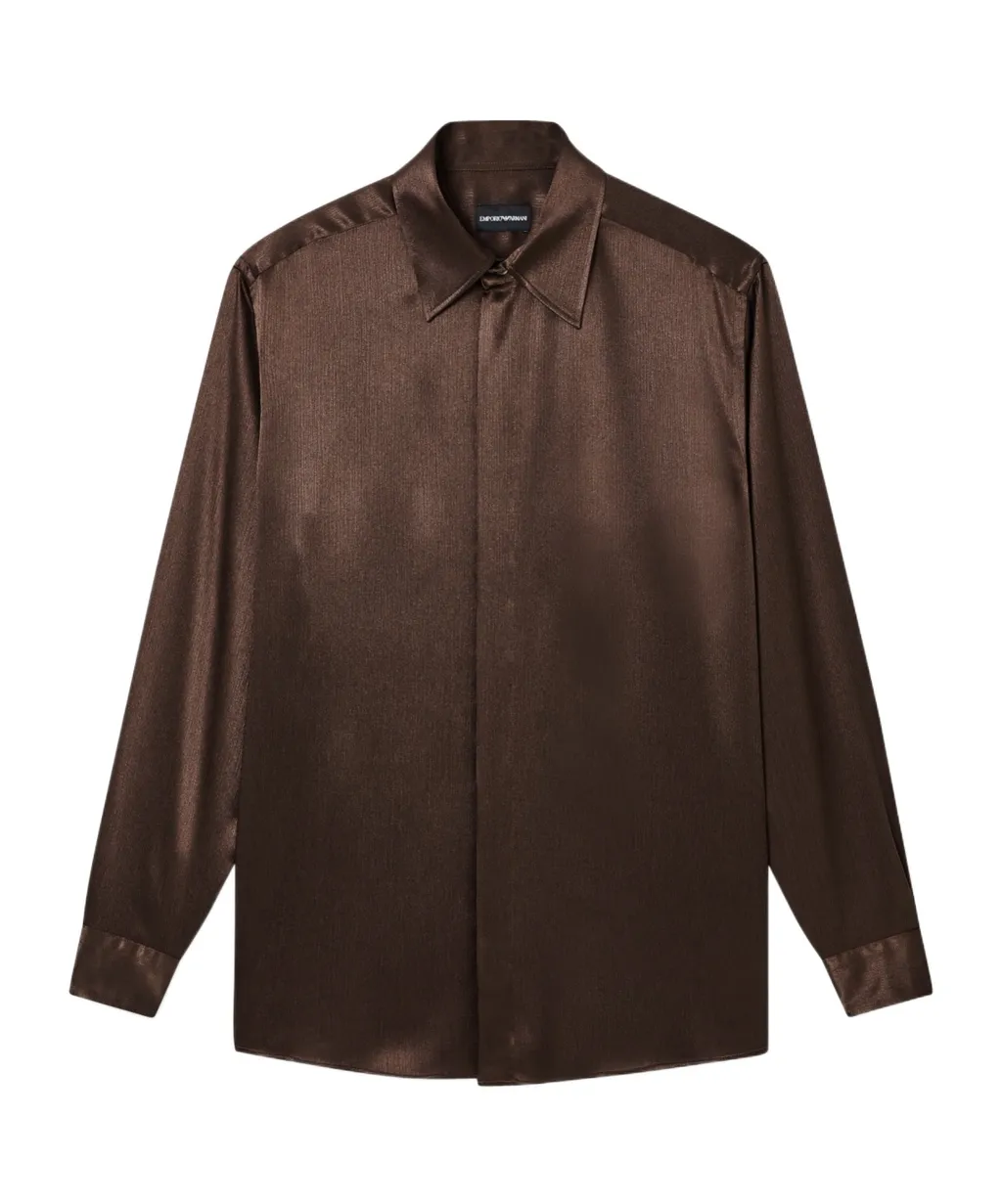 Point-Collar Shirt