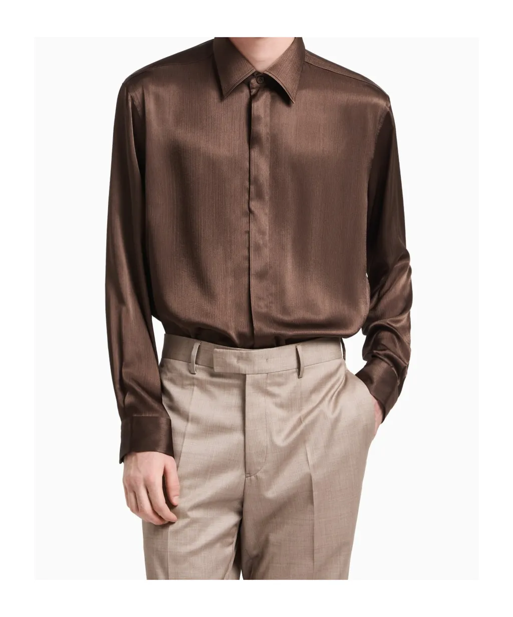 Point-Collar Shirt