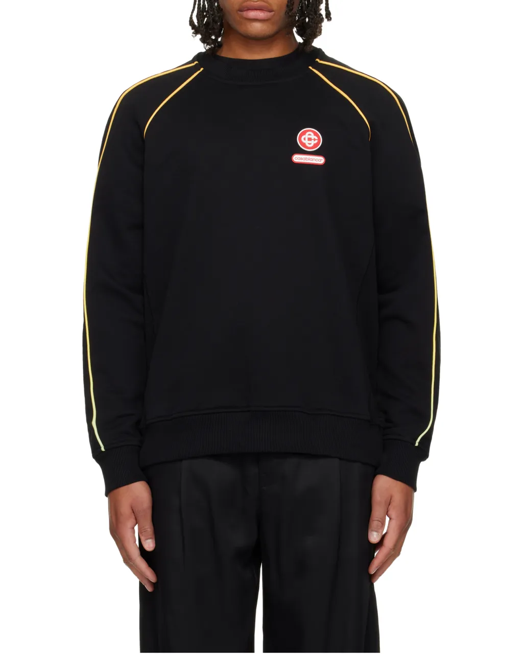 Casablanca Logo-Appliqu Crewneck Sweatshirt