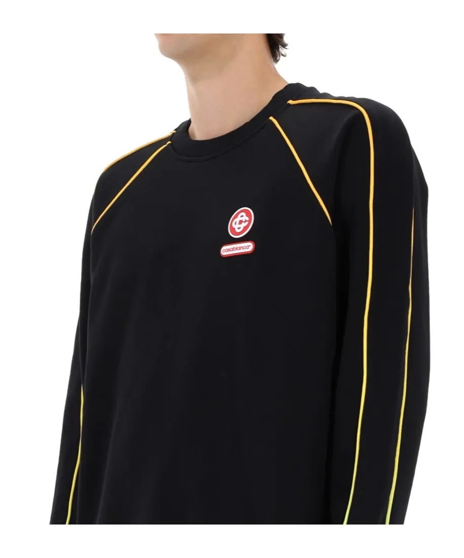 Casablanca Logo-Appliqu Crewneck Sweatshirt