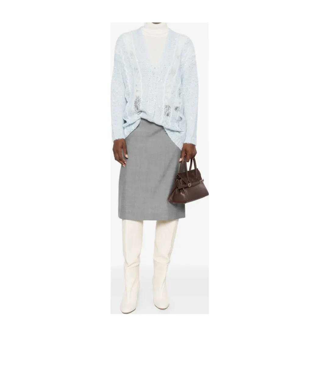 Ermanno Firenze Sweaters Clear Blue
