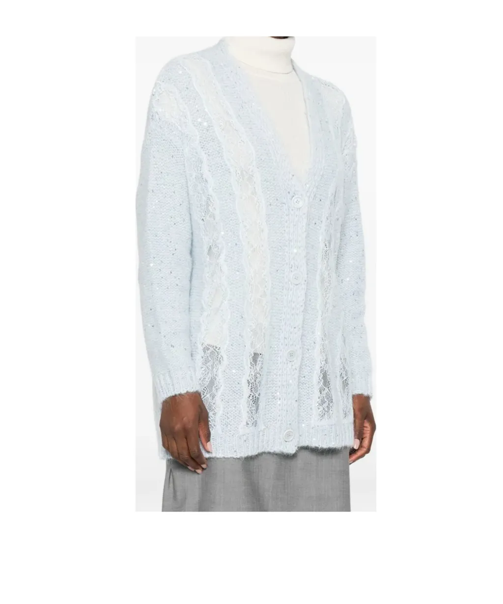Ermanno Firenze Sweaters Clear Blue
