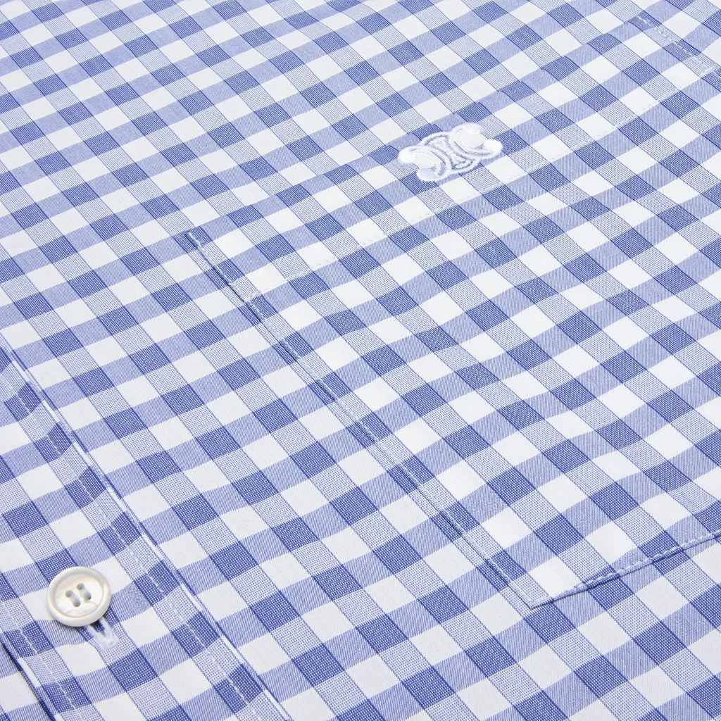 Cropped Shirt In Vichy Cotton