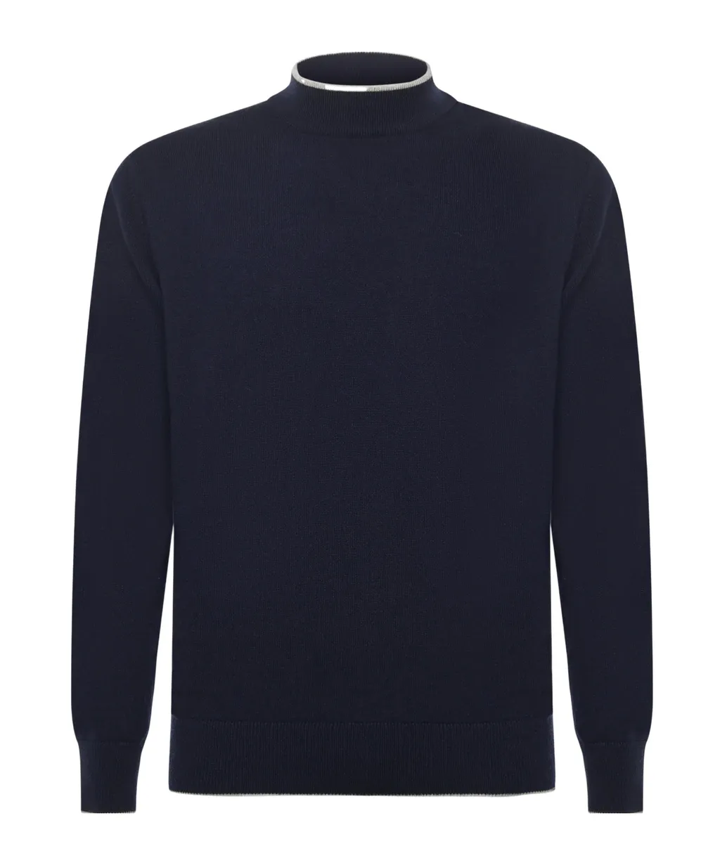 Eleventy Mock Neck Sweater