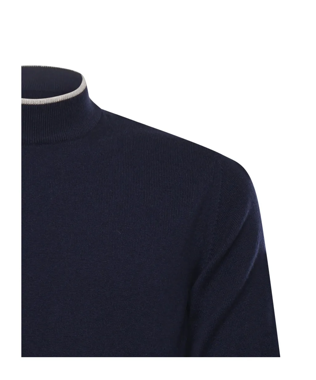 Eleventy Mock Neck Sweater