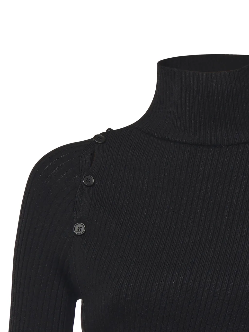 CourrÈGes Asymmetrical Hem Turtleneck Jumper