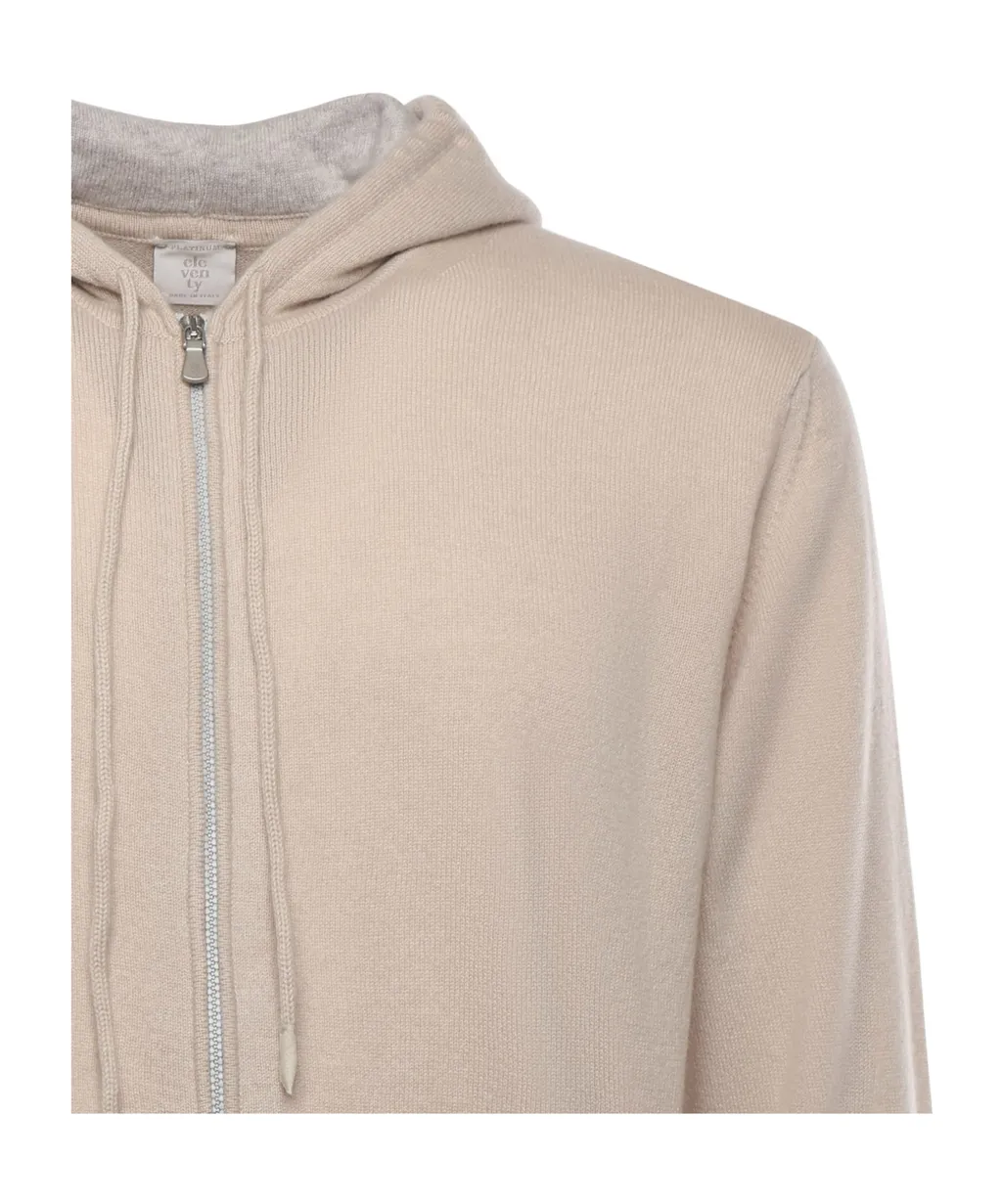 Eleventy Zip-Up Hoodie Sweater