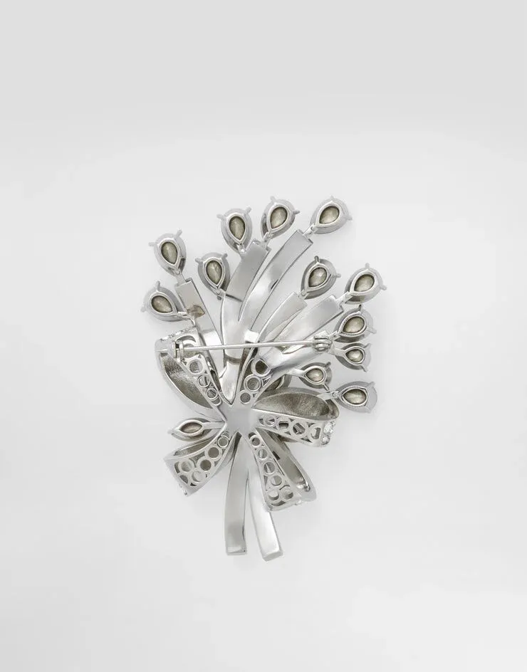 Dolce & Gabbana Floral Embellished Brooch