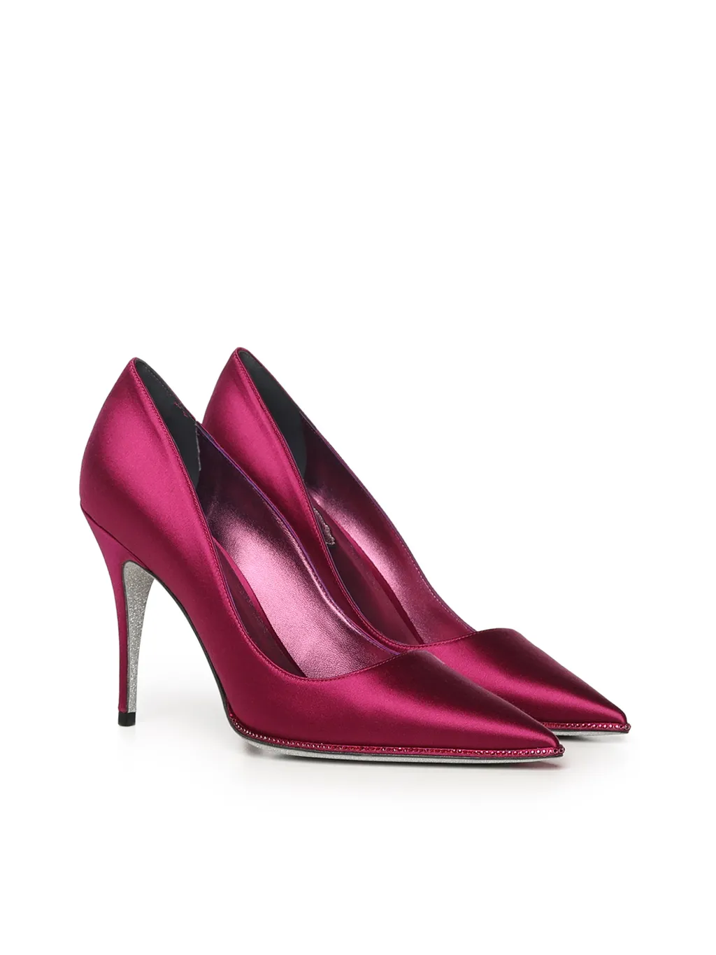 Ren Caovilla Pointed Toe Heeled Sandals