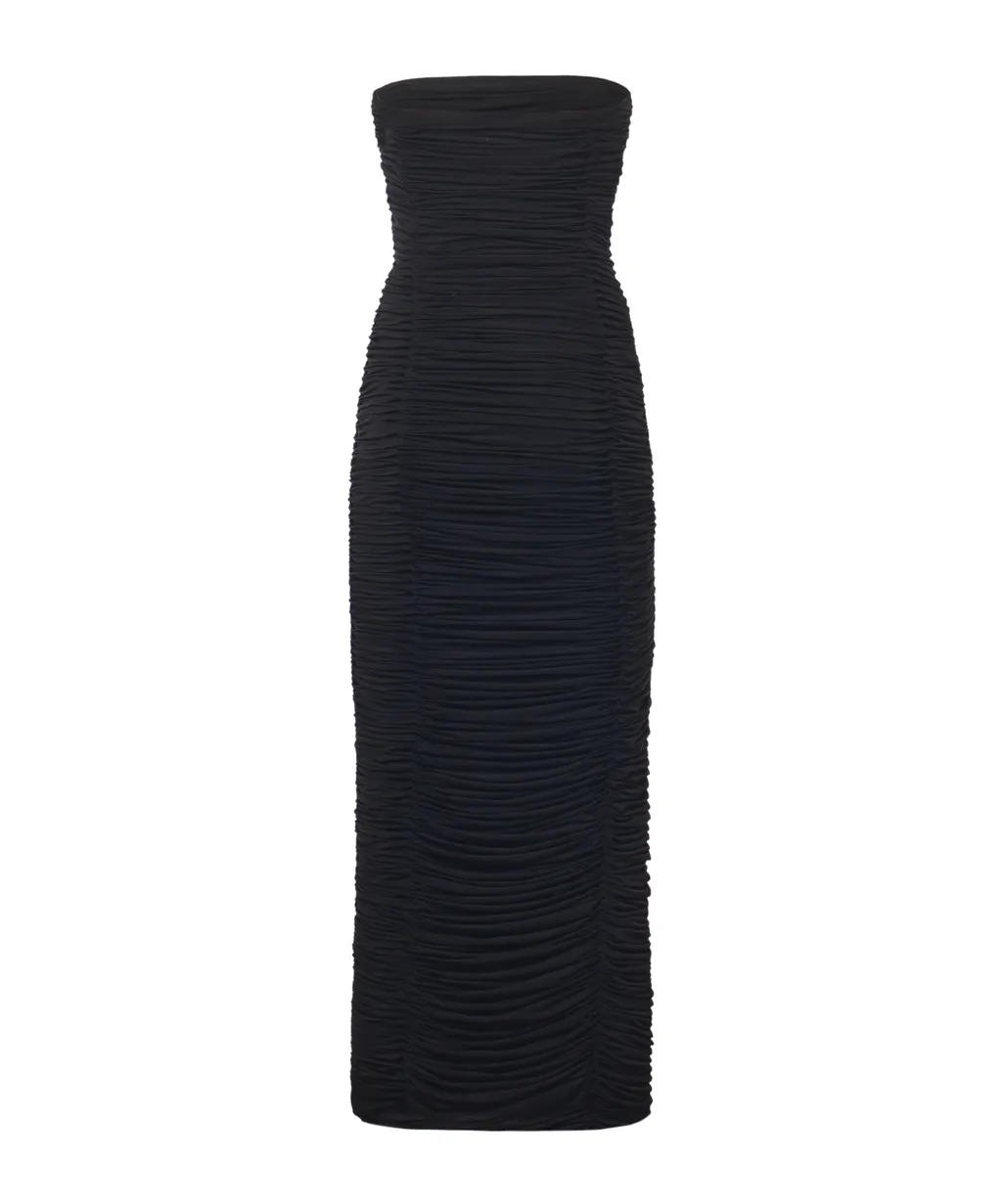 Magda Butrym Ruffled Strapless Dress