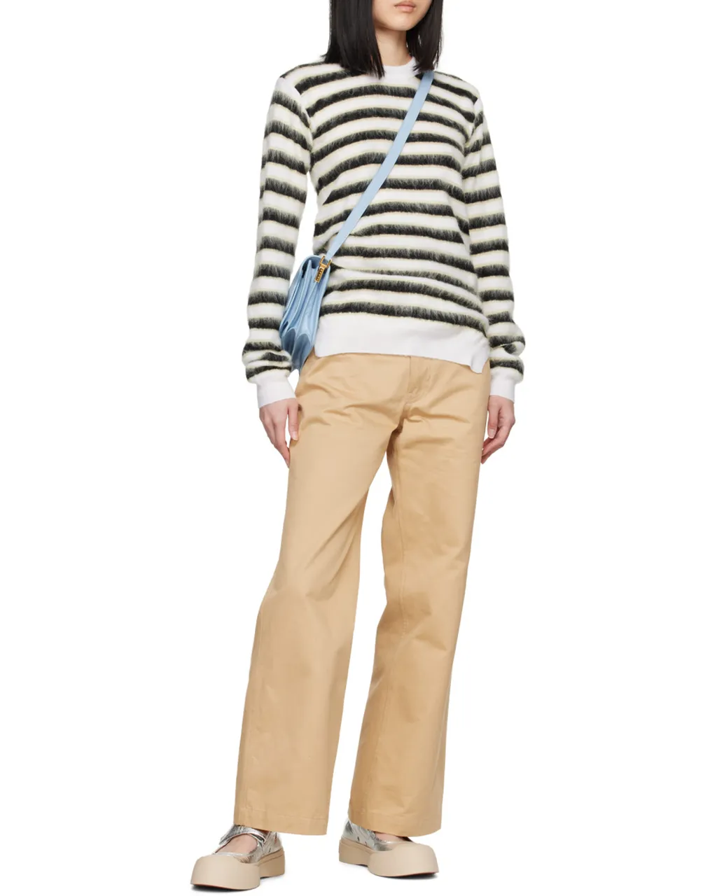 Marni Striped Crewneck Sweater