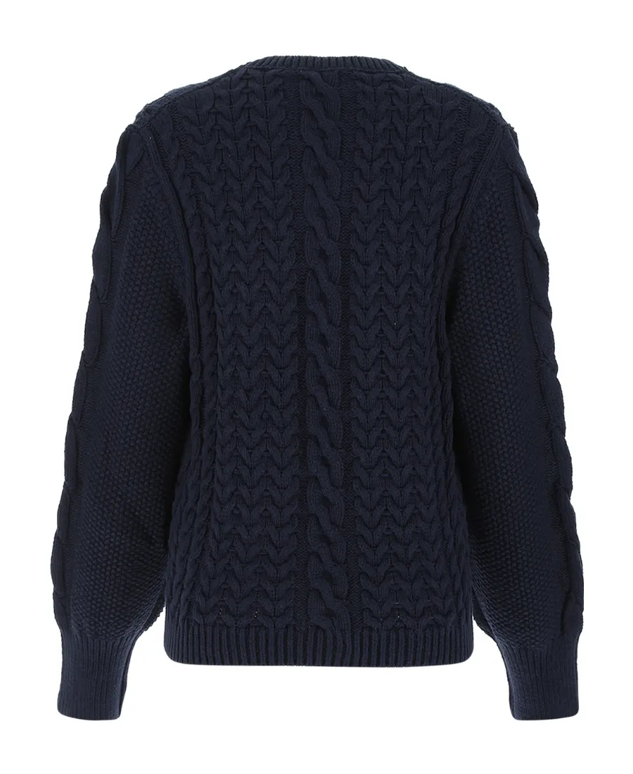 Stella Mccartney Aran Stitch Cropped Jumper