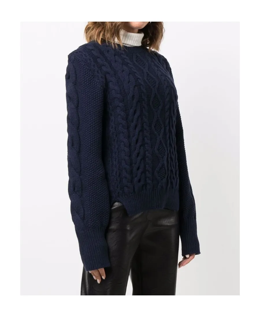Stella Mccartney Aran Stitch Cropped Jumper