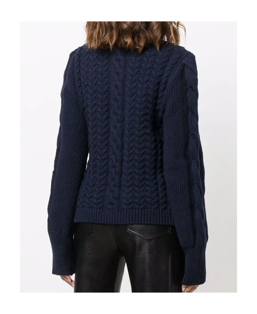 Stella Mccartney Aran Stitch Cropped Jumper