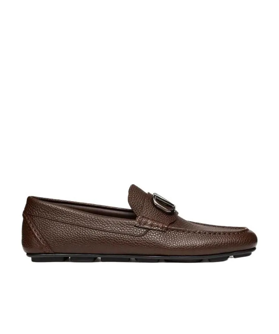 Valentino Vlogo Signature Slip-On Driving Shoes