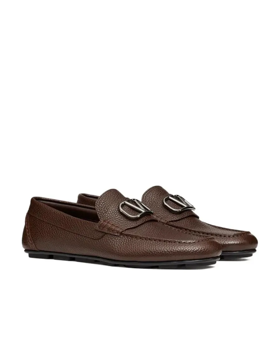 Valentino Vlogo Signature Slip-On Driving Shoes