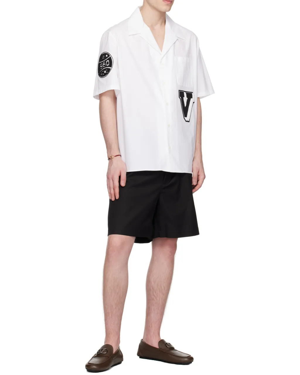 Valentino Vlogo Signature Slip-On Driving Shoes
