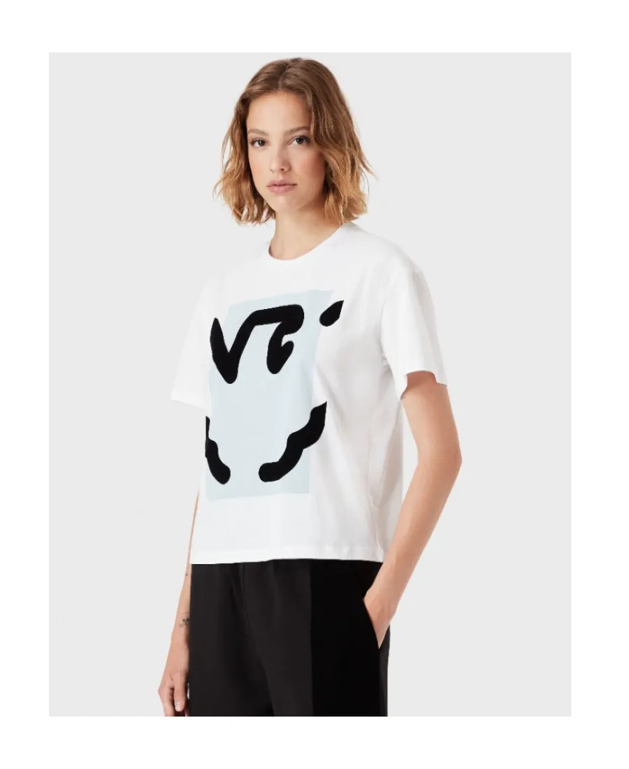 Eagle-Logo Print T-Shirt