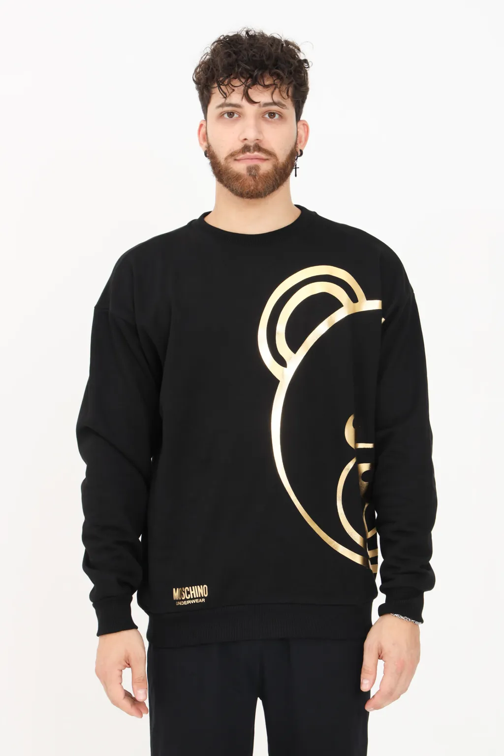 Metallic Toy-Bear Sweatshirt