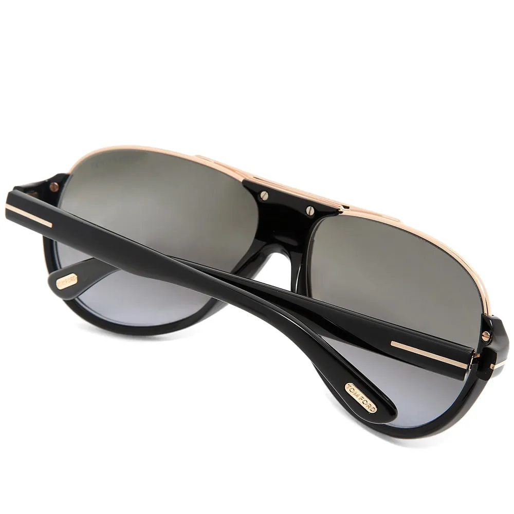 Logo Round Frame Sunglasses