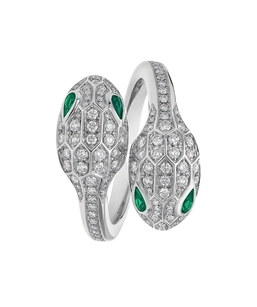 Double Snakehead Ring
