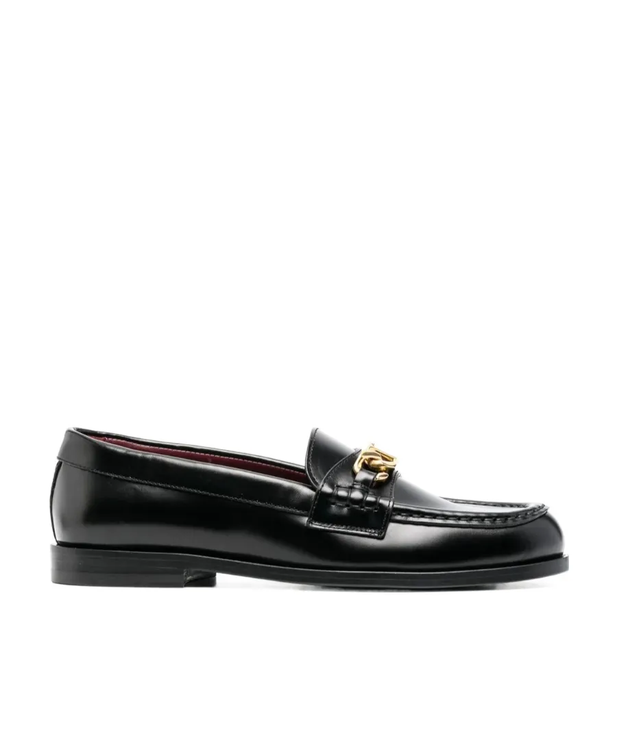 Valentino	Vlogo Chained Slip-On Loafers