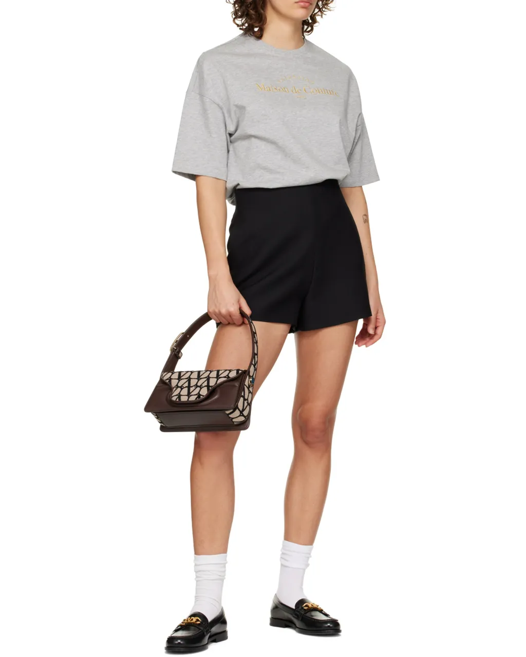Valentino	Vlogo Chained Slip-On Loafers