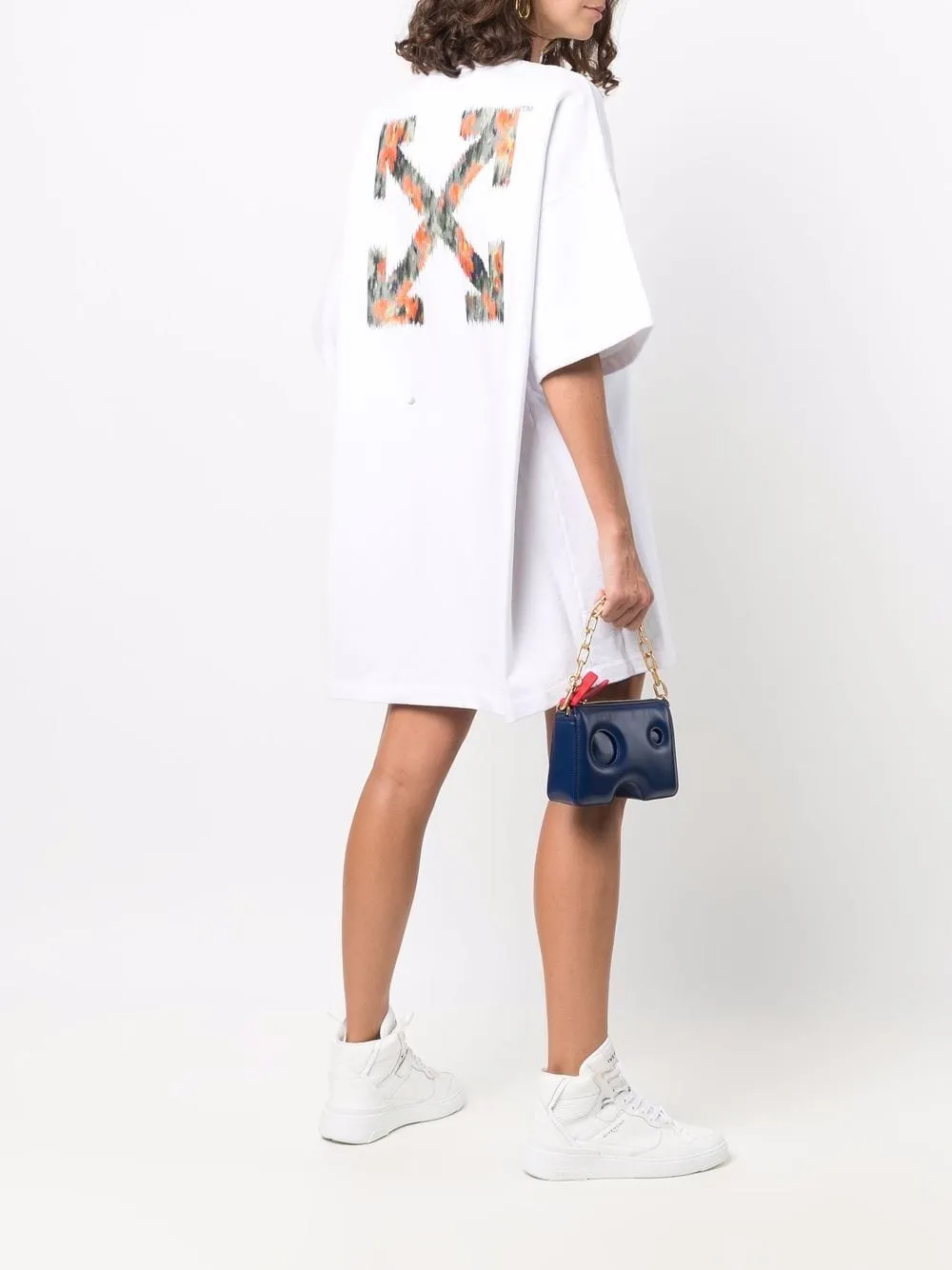 Off-White Chine T-Shirt Dress