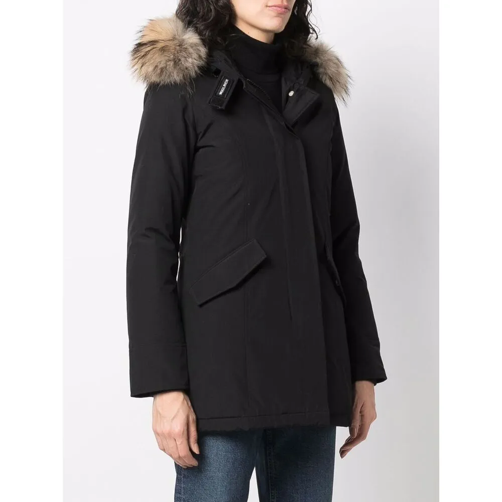 Woolrich Fur-Trimmed Hooded Padded Coat