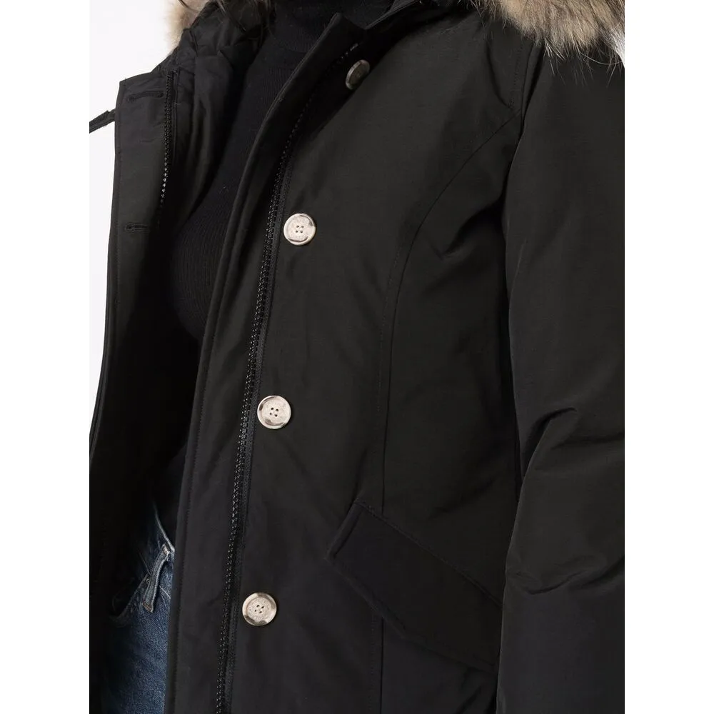 Woolrich Fur-Trimmed Hooded Padded Coat