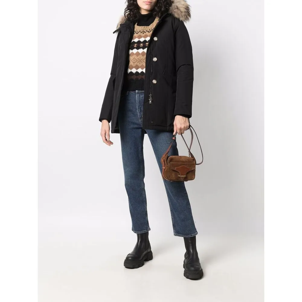Woolrich Fur-Trimmed Hooded Padded Coat