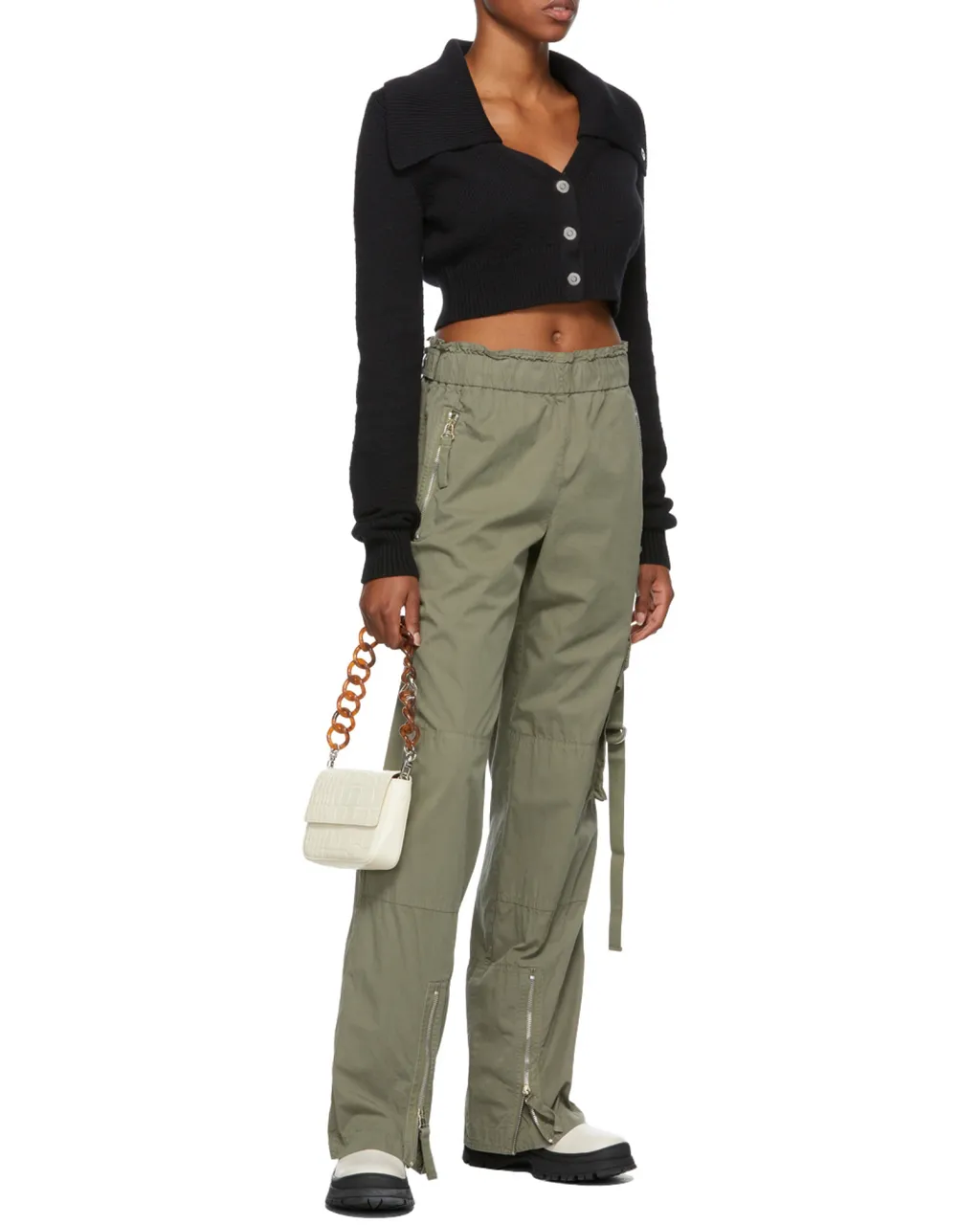 Staud Bow Mid-Calf Boots