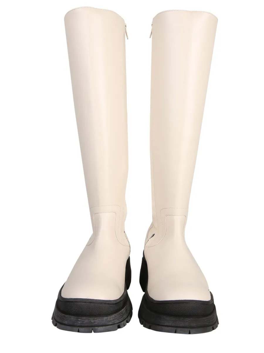 Staud Bow Mid-Calf Boots