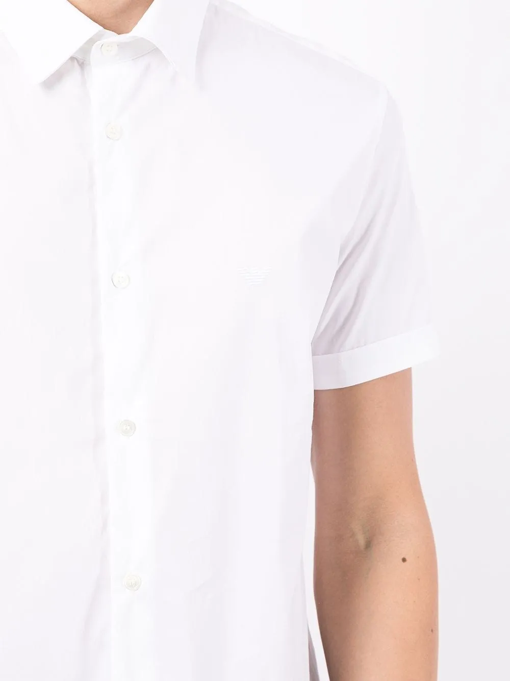 Short-Sleeved Poplin Shirt