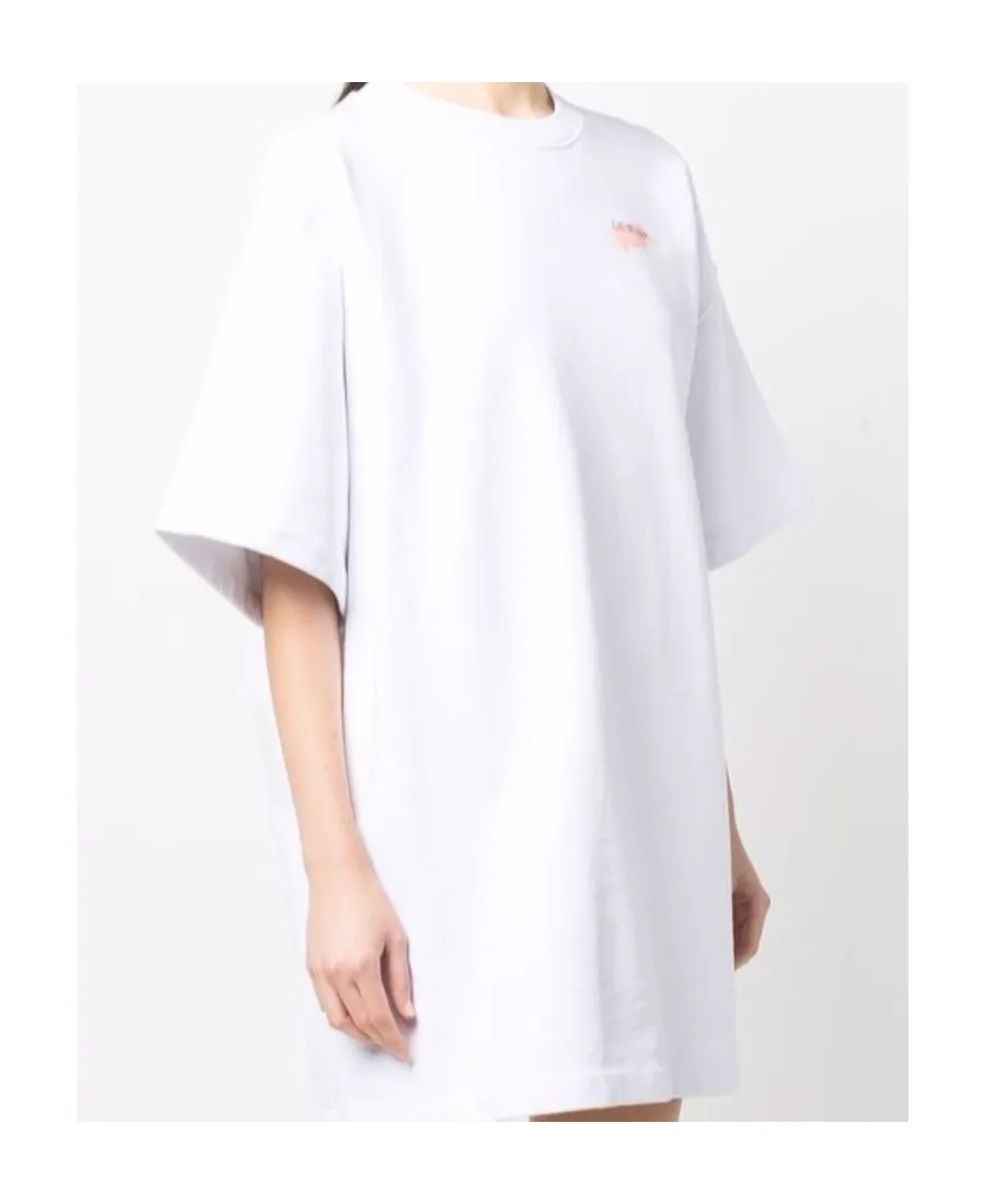 Painted Arrows Motif Snap-Fastening T-Shirt Dress