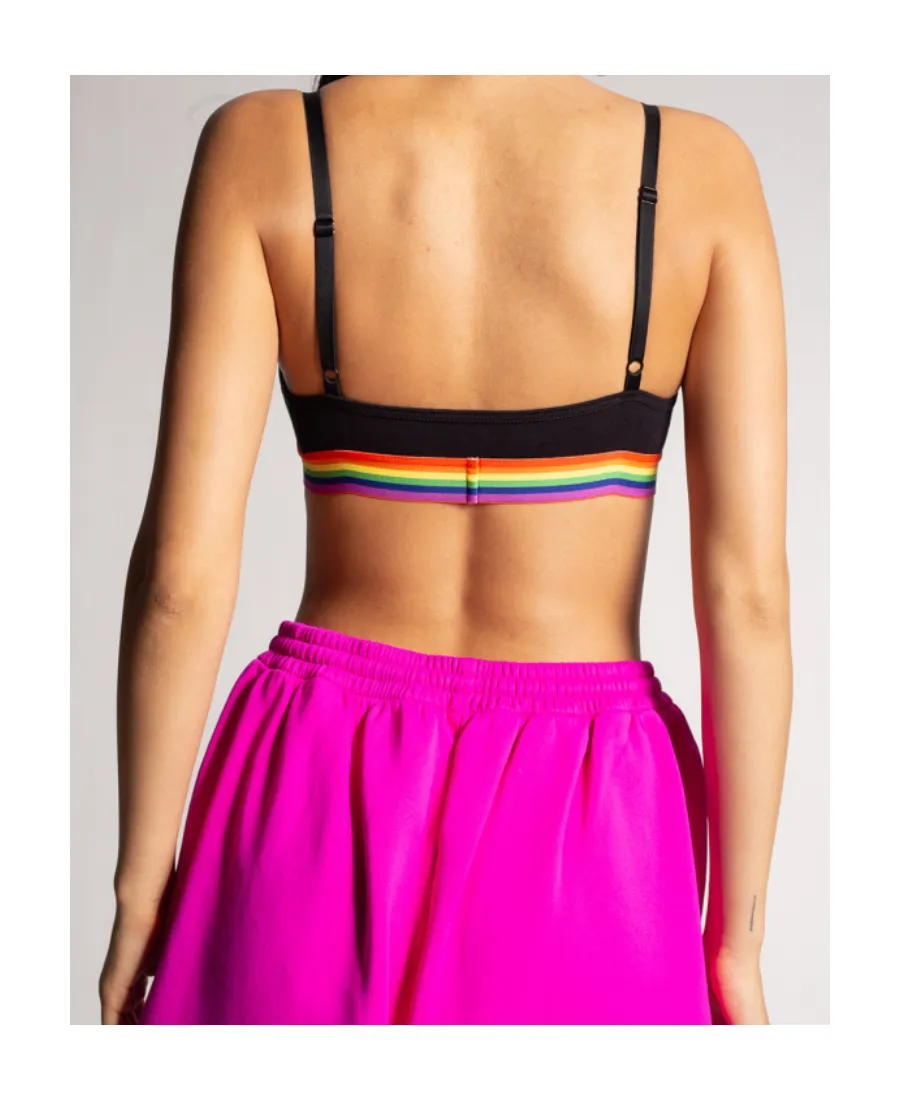 Logo Waist Sports Bra