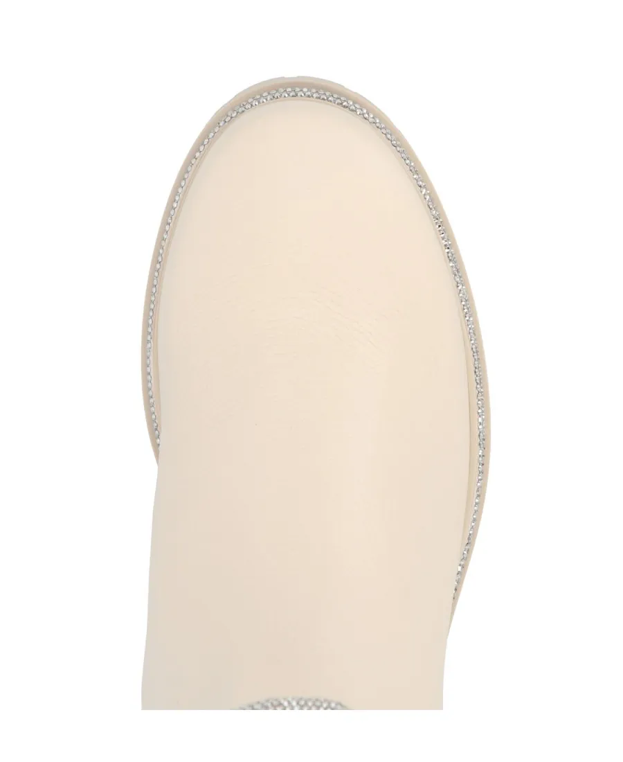 René Caovilla Embellished Round Toe Boots
