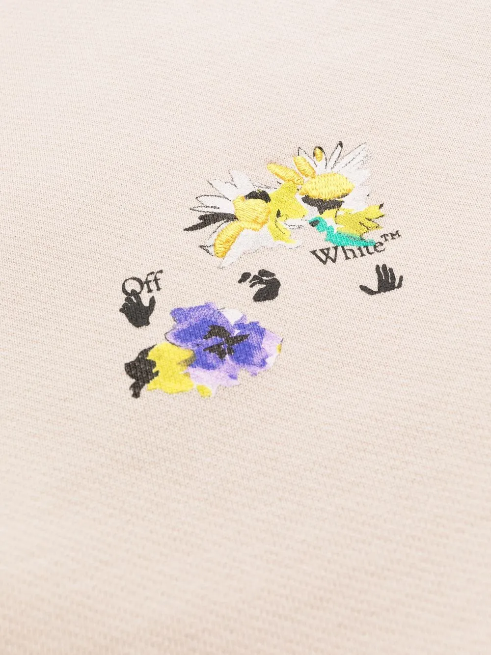 Floral-Arrows Sweater Dress