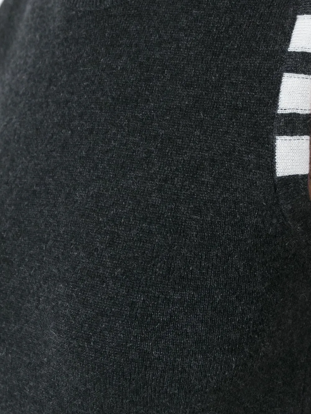 Cashmere Stripe Detail Top