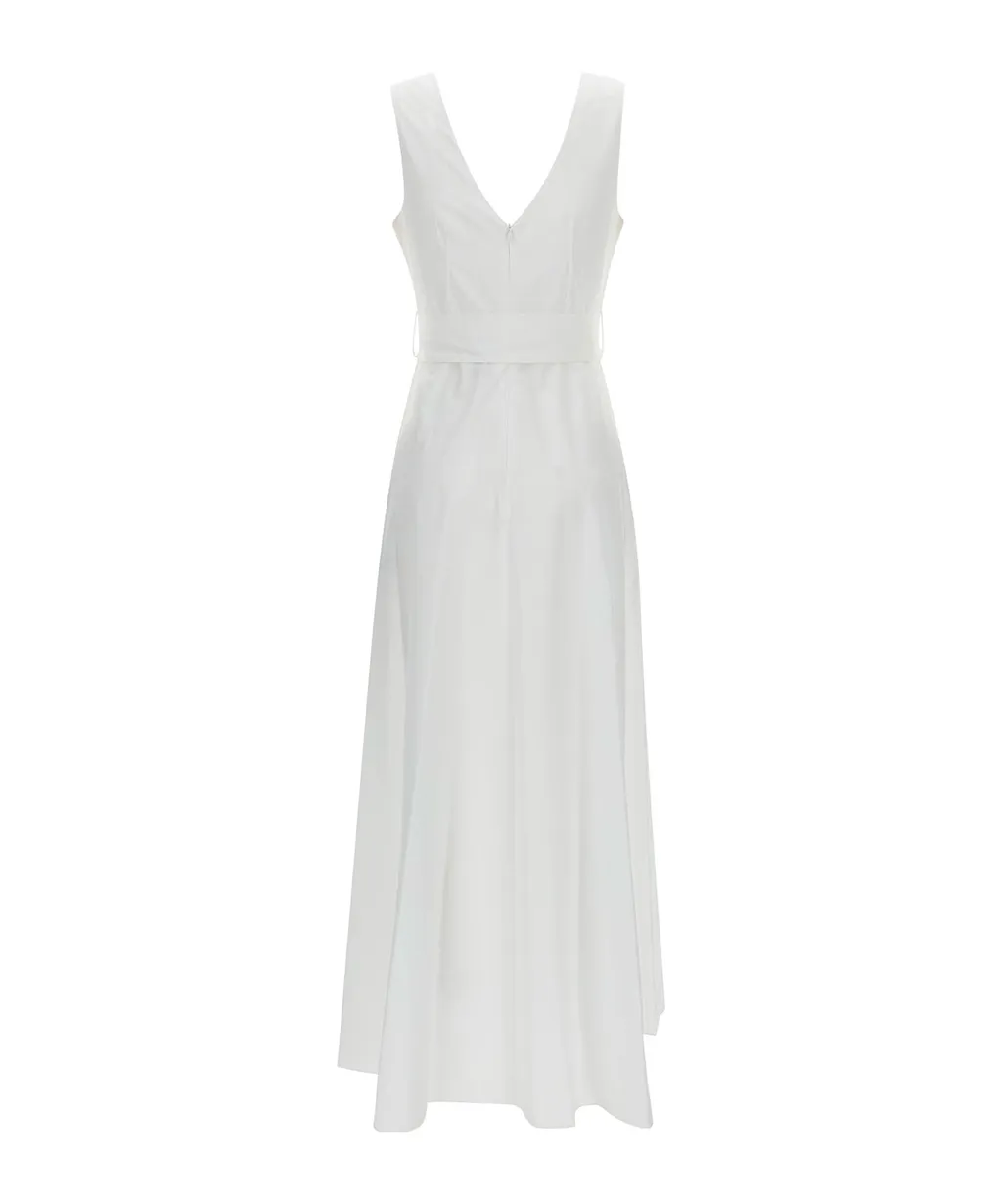 V-Neck Sleeveless Dress
