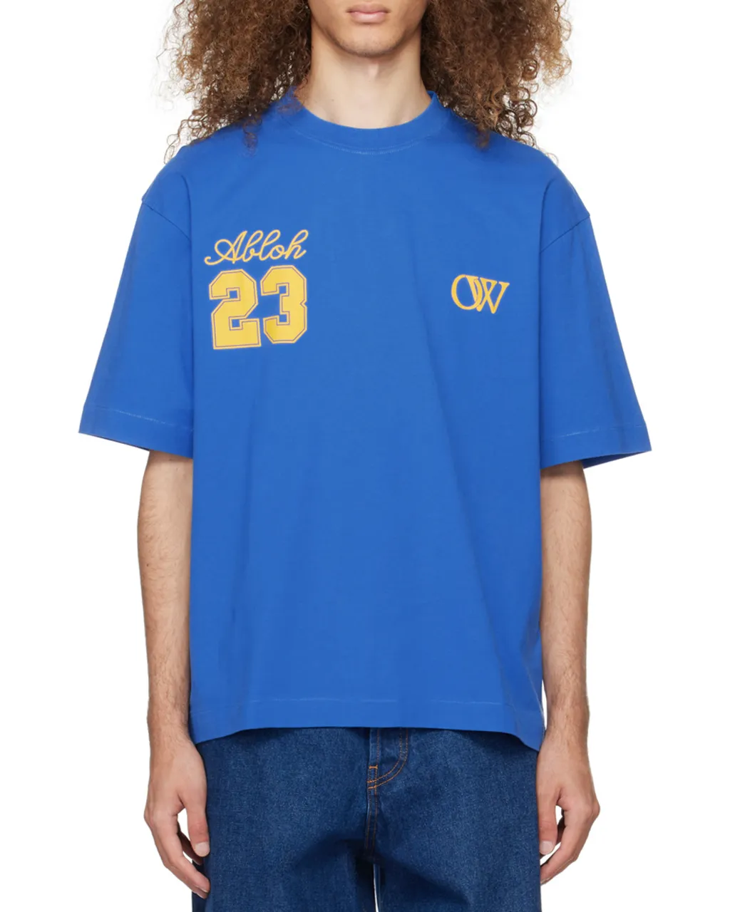 Off-White Logo Printed Crewneck T-Shirt