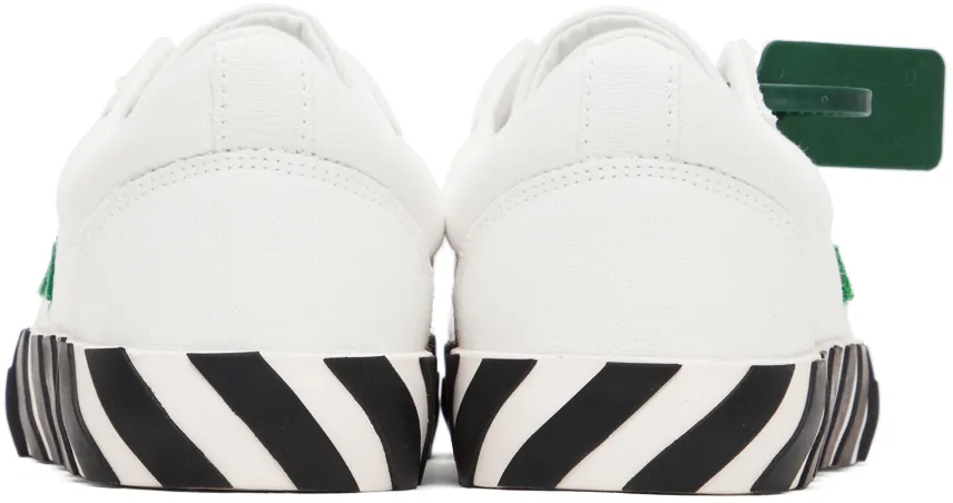 Vulcanized Arrows-Motif Canvas Low-Top Trainer
