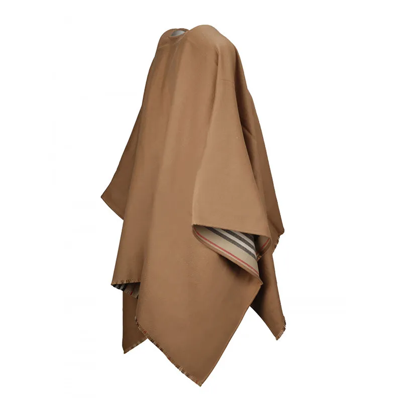 Burberry Icon Stripe Detail Cape