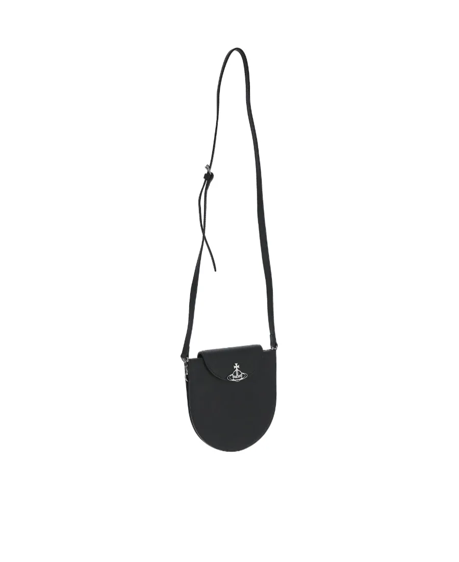 Orb-Plaque Crossbody Bag