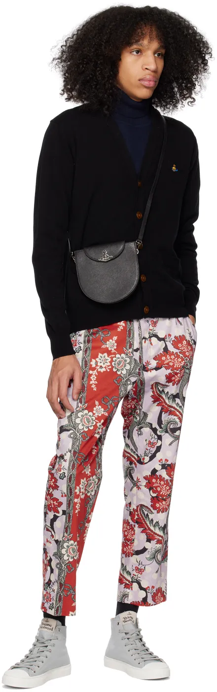 Orb-Plaque Crossbody Bag