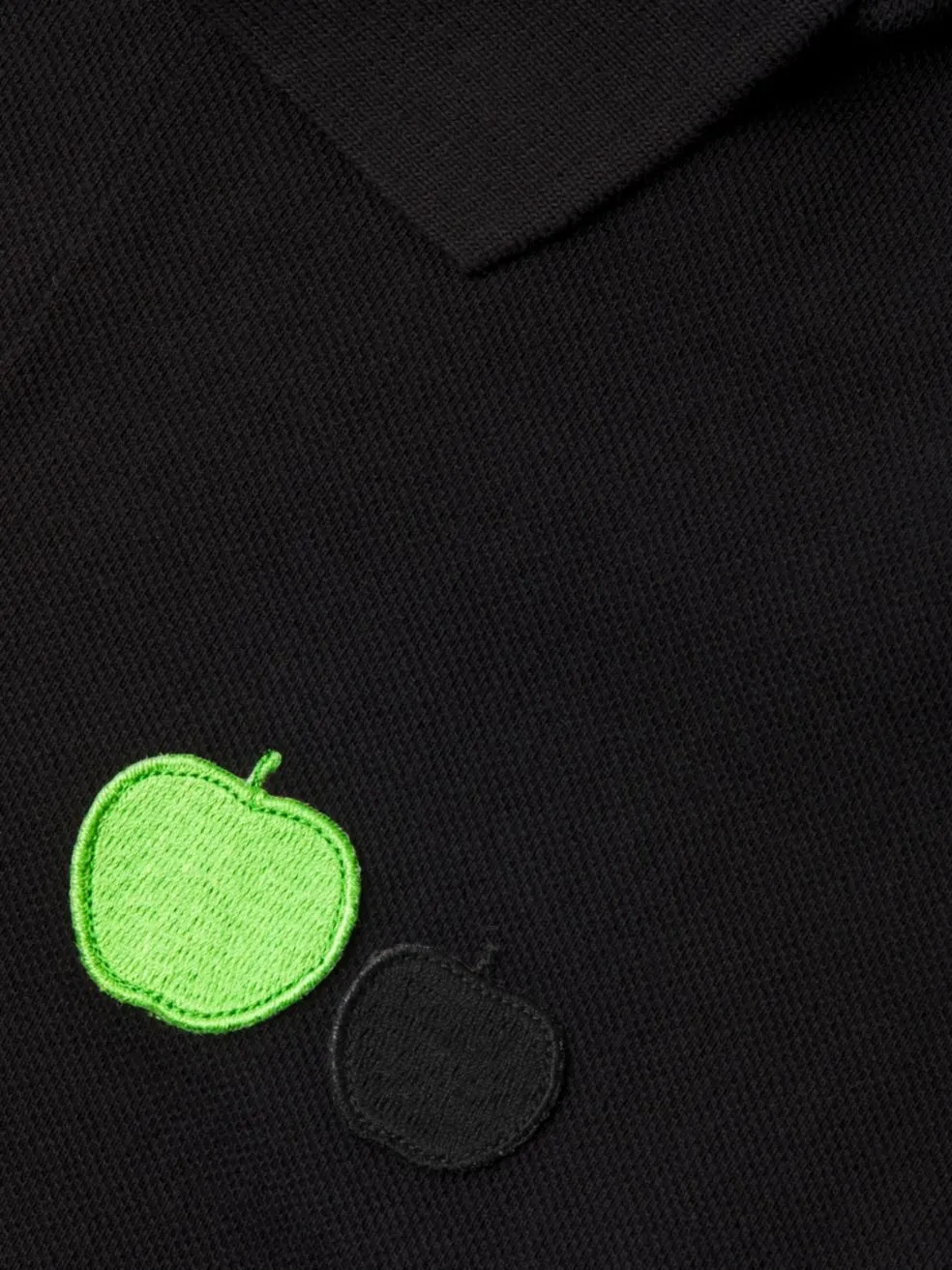 Pattern Polo Short-Sleeved Top