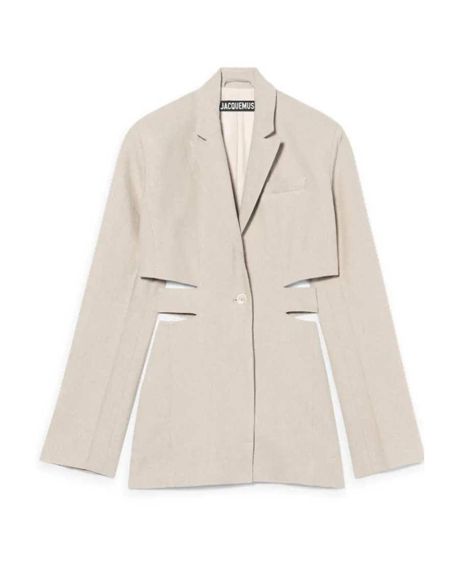 Jacquemus Cut-Out Blazer Mini Dress